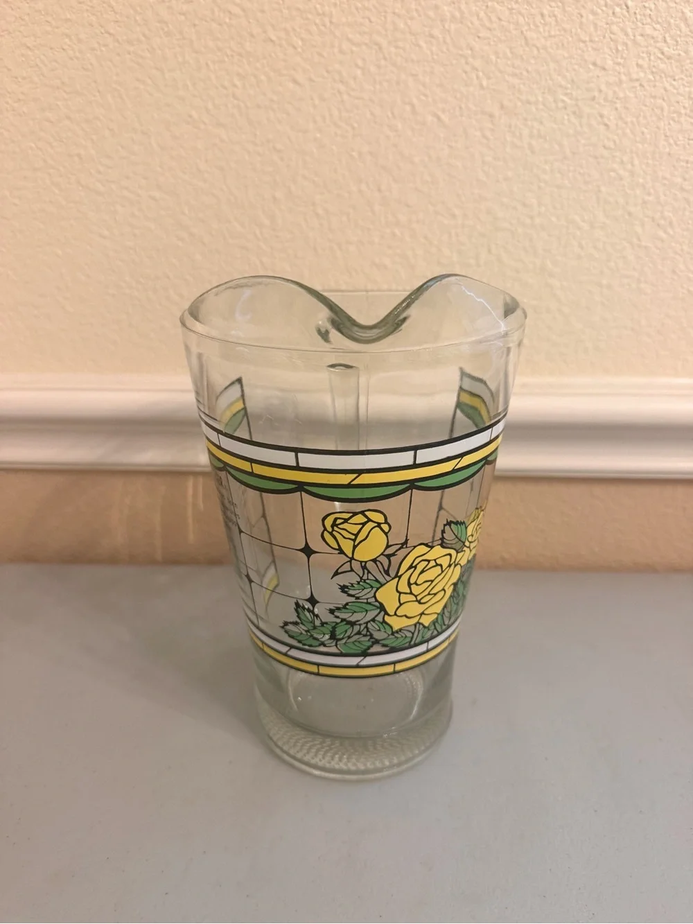 Vintage 1986 Whataburger Glass Tea Pitcher